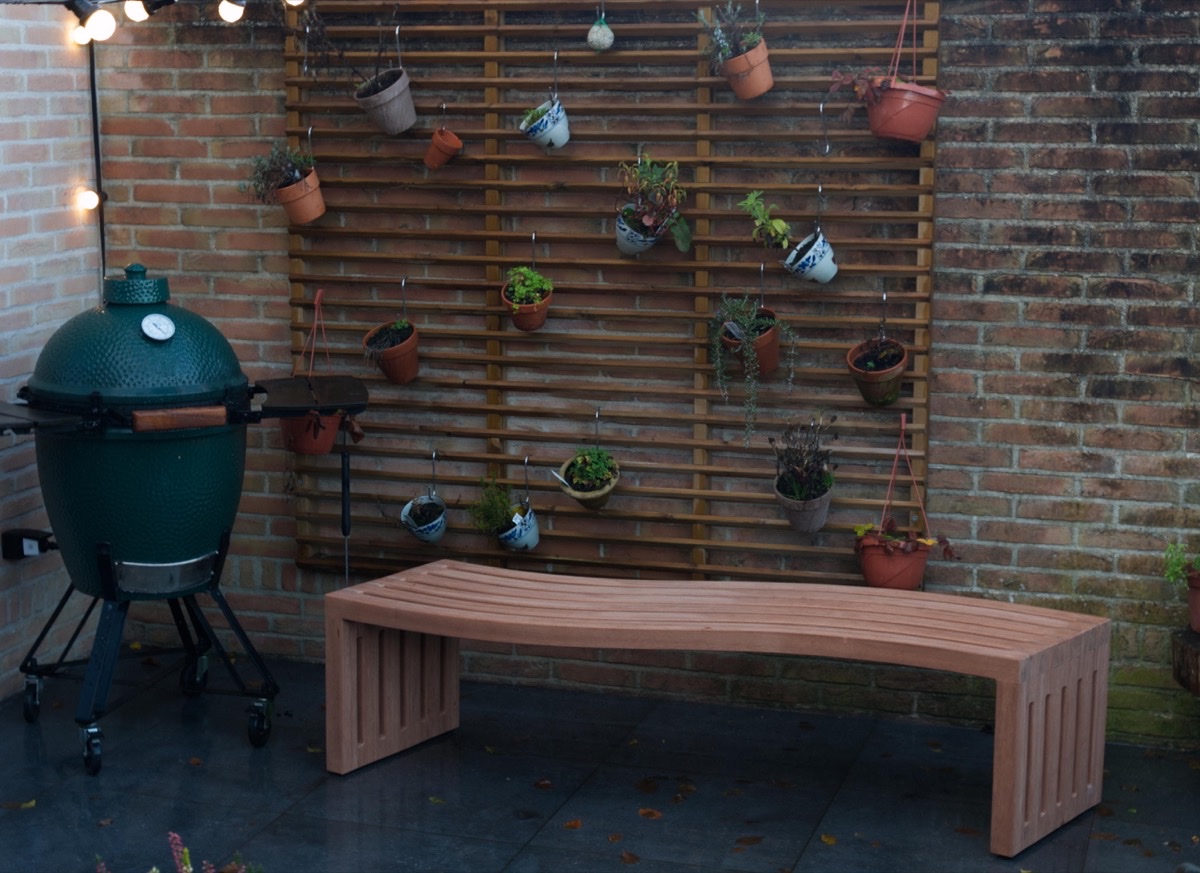 Handgemaakte tuinbank door Wietse Coopman